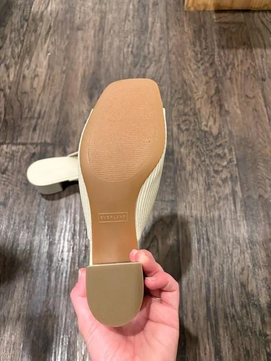 NIB Everlane The Glove ReKnit Mule - Bone - Picture 4 of 7